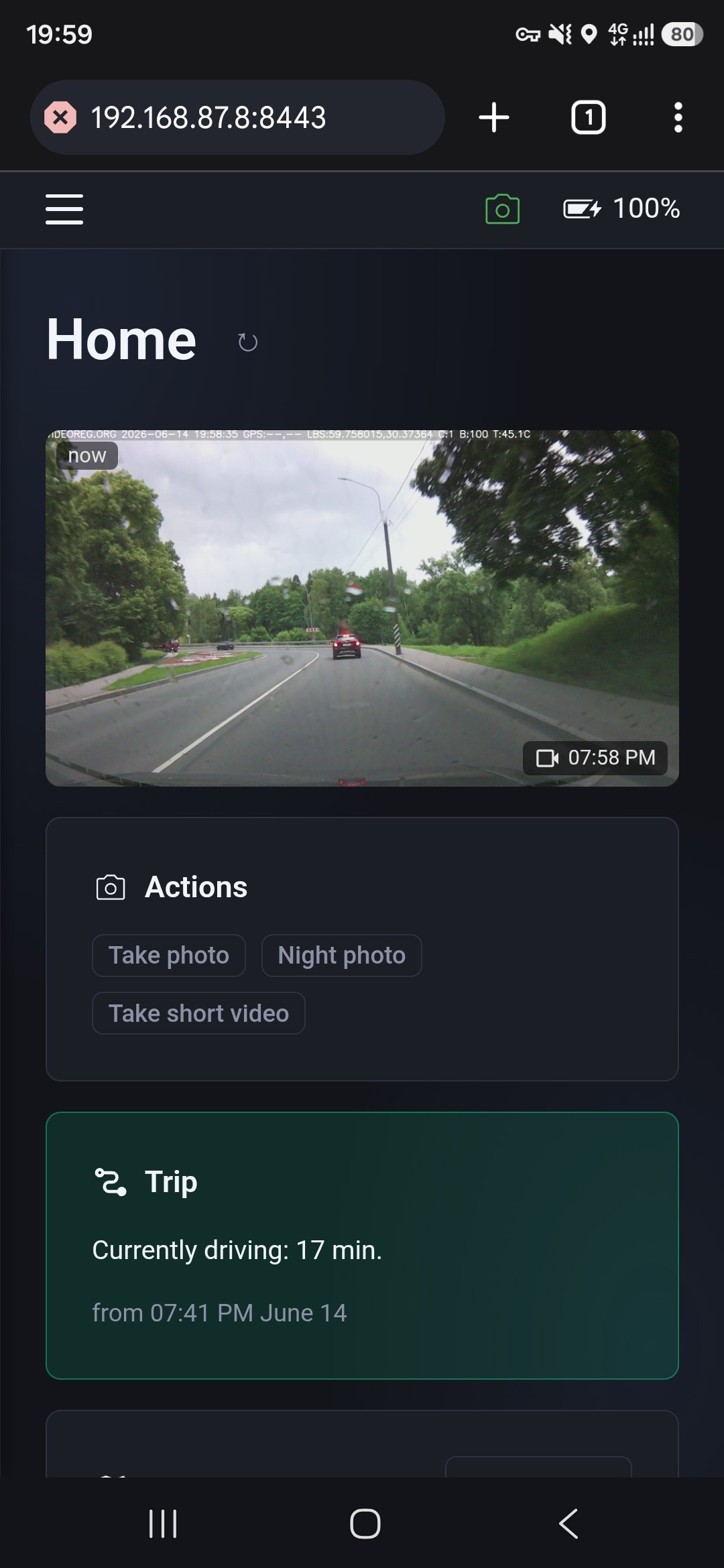 Web UI · Settings
