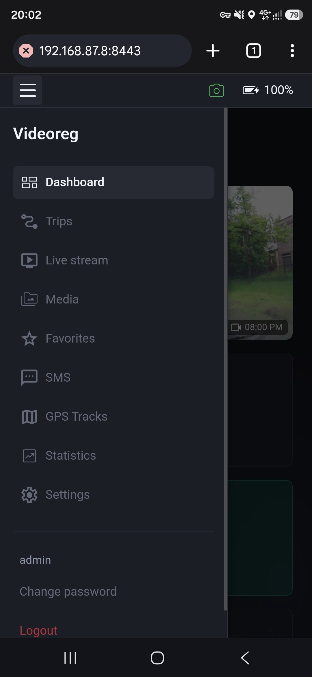 Web UI · Trips